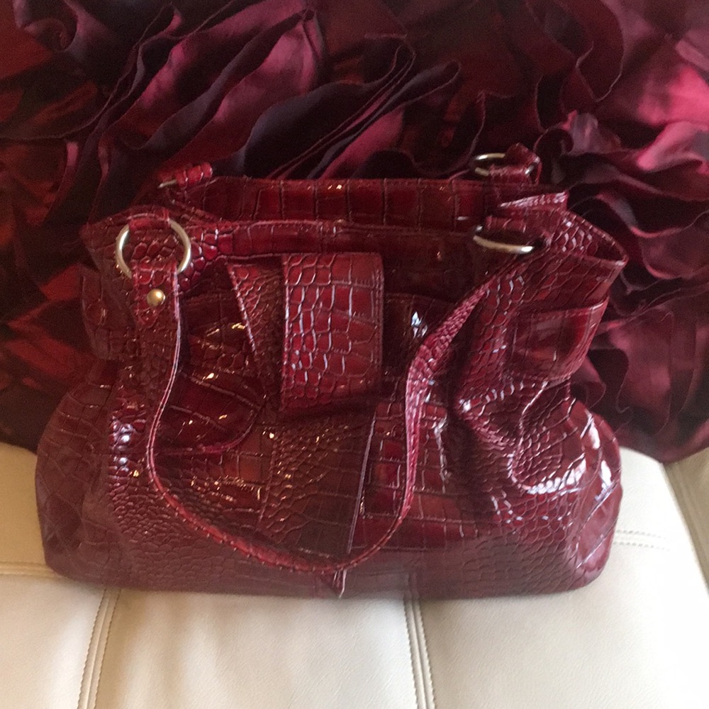 Red PattenLeatherPurse $15 dollars only worn once